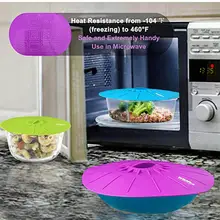 5 Silicone Microwave Bowl Covers #5