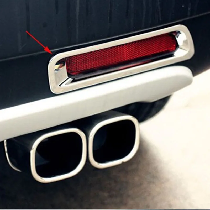 크롬 후면 안개 램프 커버, 스즈키 SX4 S-크로스 S 크로스 2014 2015 2016 2017 2018 자동차 스타일링 스티커 자동차 액세서리 3 개