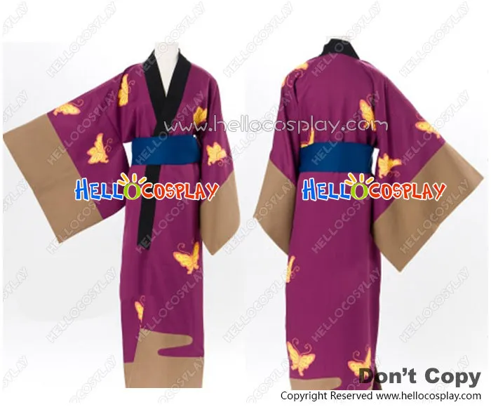 

Silver Soul Cosplay Shinsuke Takasugi Kimono Costume H008