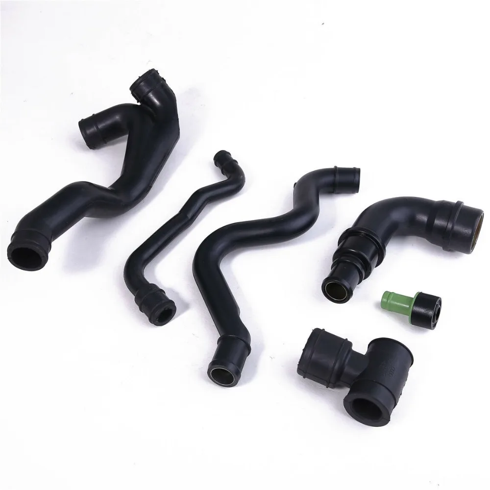 6Pcs Engine Crankcase Breather Hose Kit For VW Jetta Golf MK4 99-03 Bora AWW AWP 1.8T 06A 103 213 F,06A 103 213AF