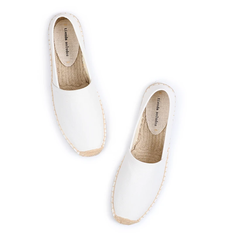 

Fashion Canvas Shoes Casual Round Toe Direct Selling Top Ballet Flats Solid Zapatillas Mujer Espadrilles Sapatos Tienda Soludos