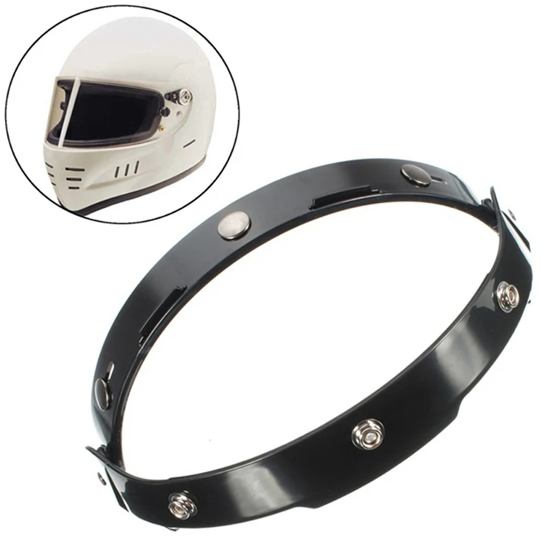 Motorcycle Black UV Adapter Flip Up Base Attachment For Snaps Bubble Shield Visor Face Mask Helmet Accessories