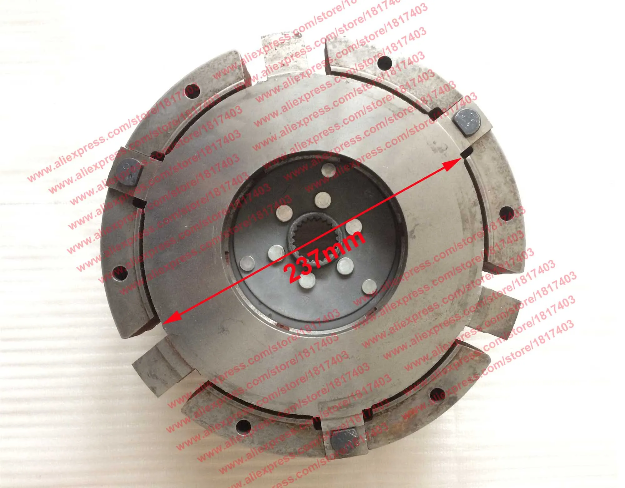 DF404 Dual-stage Clutch Assembly, DONGFENG / EAST WIND / DF / Midway / Taskmaster Tractor Parts, 40HP, DF400B, DF404