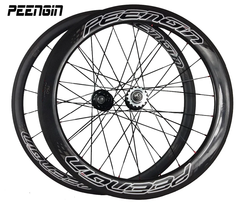 Hot Saling Carbon Aero Wheel Cover 700C Track Bike Wheels 38x25mm Front 60mm Rear mixed Carbon Clincher Track Bike Fixed Gear