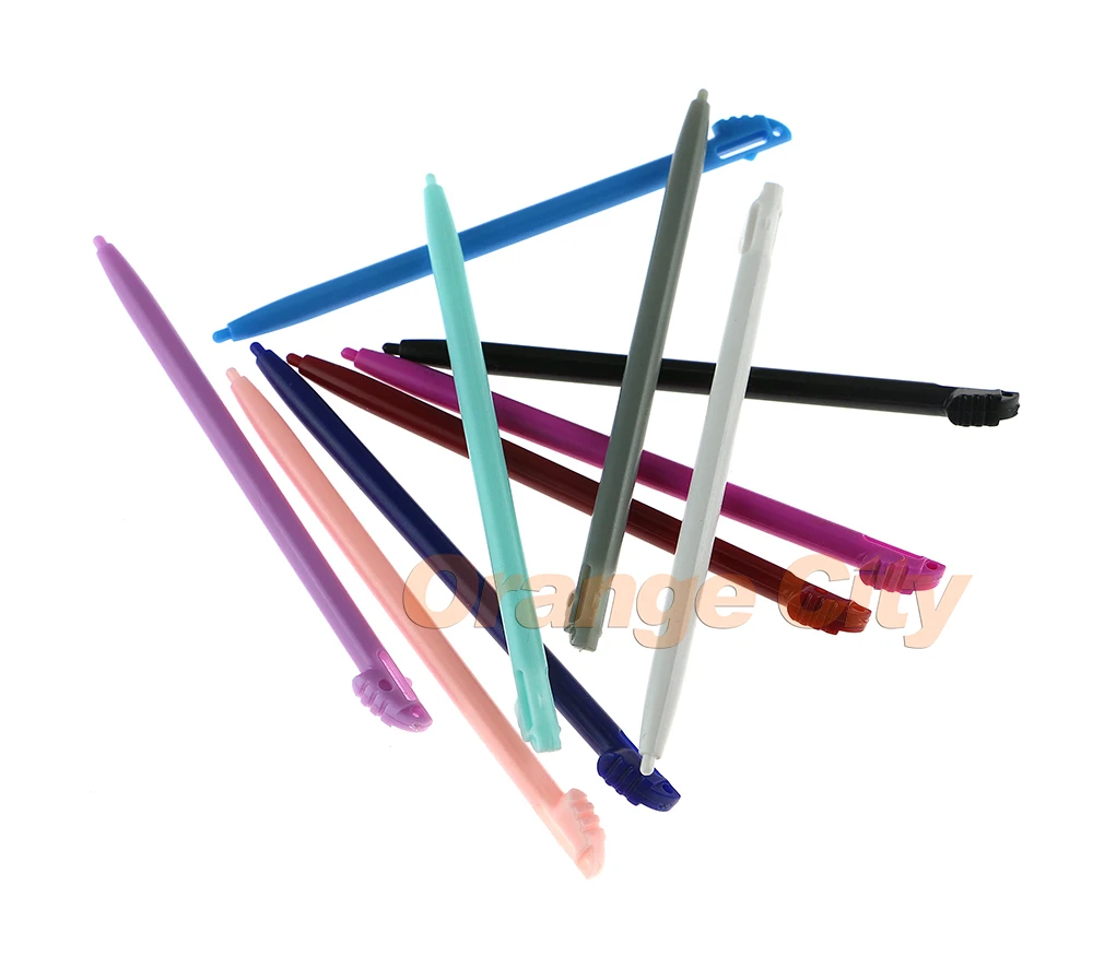 ChengChengDianWan 500pcs/lot High Quality Colorful Plastic Touch Screen Stylus Pen for 3DSXL