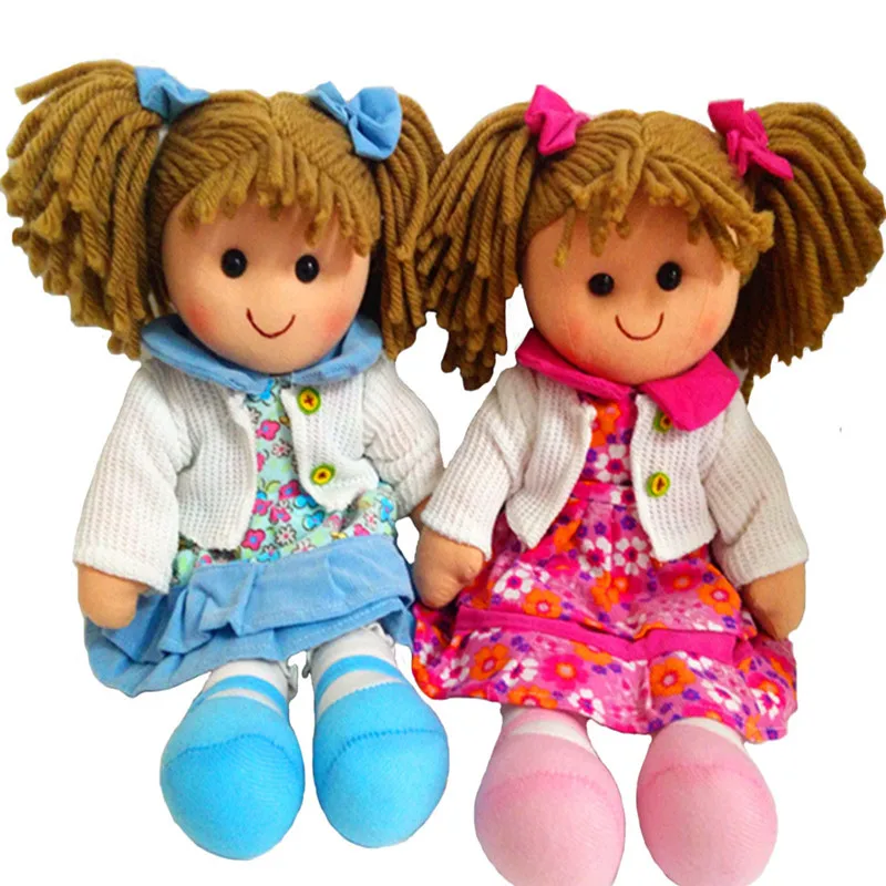 

Girls doll twins soft baby doll toy for kids red and blue colors doll cloth easy taken off ,machine washable