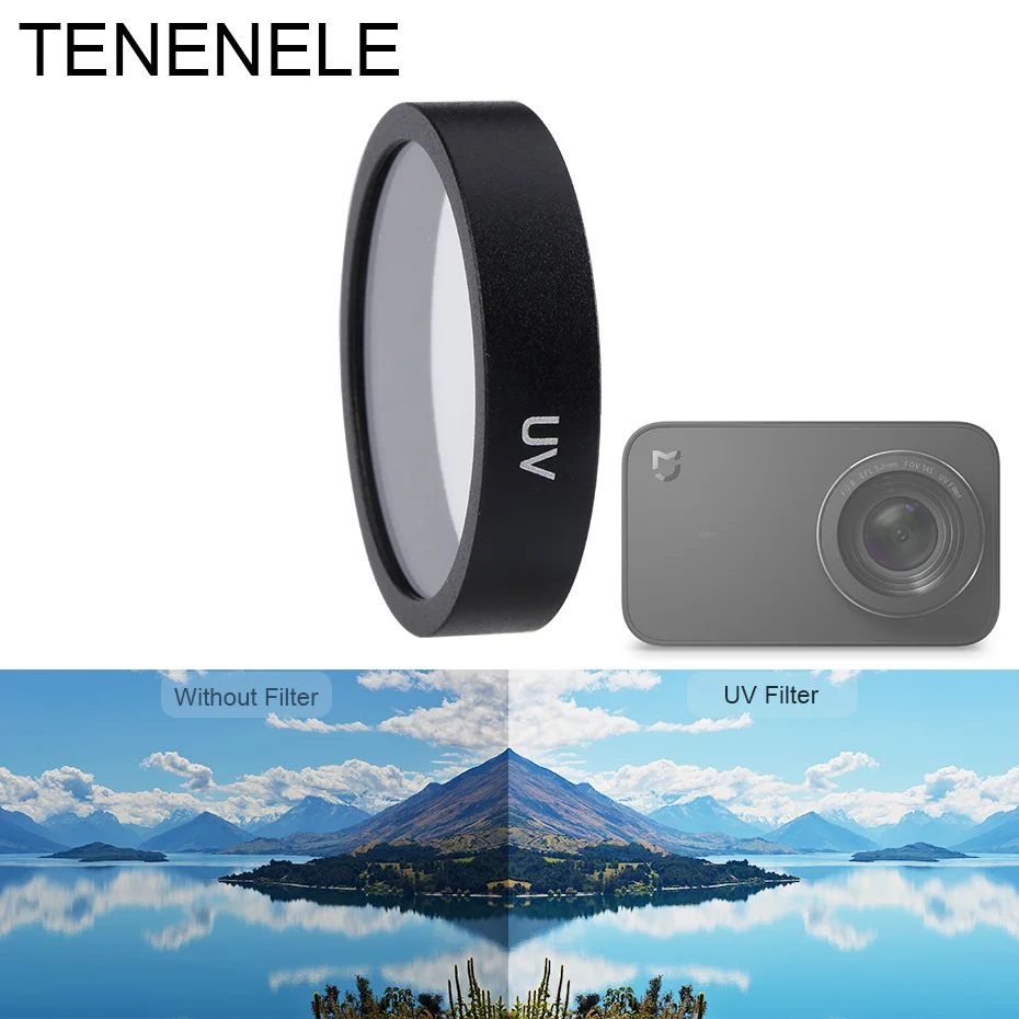 Mijia Mini 4K Фильтр для экшн-камеры HD УФ-защитные фильтры для линз для Xiaomi Mijia 4K Оптические стеклянные линзы Аксессуары для спортивной камеры Mijia Mini 4K Фильтр для экшн-камеры HD УФ-защитные фильтры для линз для Xiaomi Mijia 4K Оптические стеклянные линзы Аксессуары для спортивной камеры