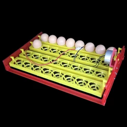 32 Eggs Turn Tray Automatic Incubator Egg Tray 110v / 220v / 12v Chicken Duck Eggs Tray 28 X 43 cm 8 Holes