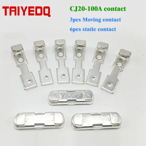 CJ20 AC CONTACTOR 100A Contact Silver Contact Static And Moving Contact