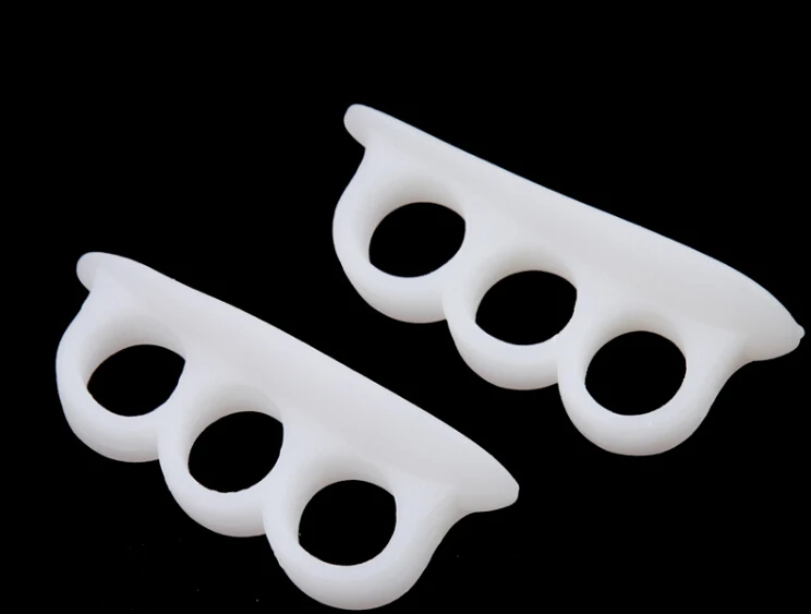 

Hot sale soft Beetle-crusher Bone Ectropion Toes Outer Appliance Silica Gel Toes Separator