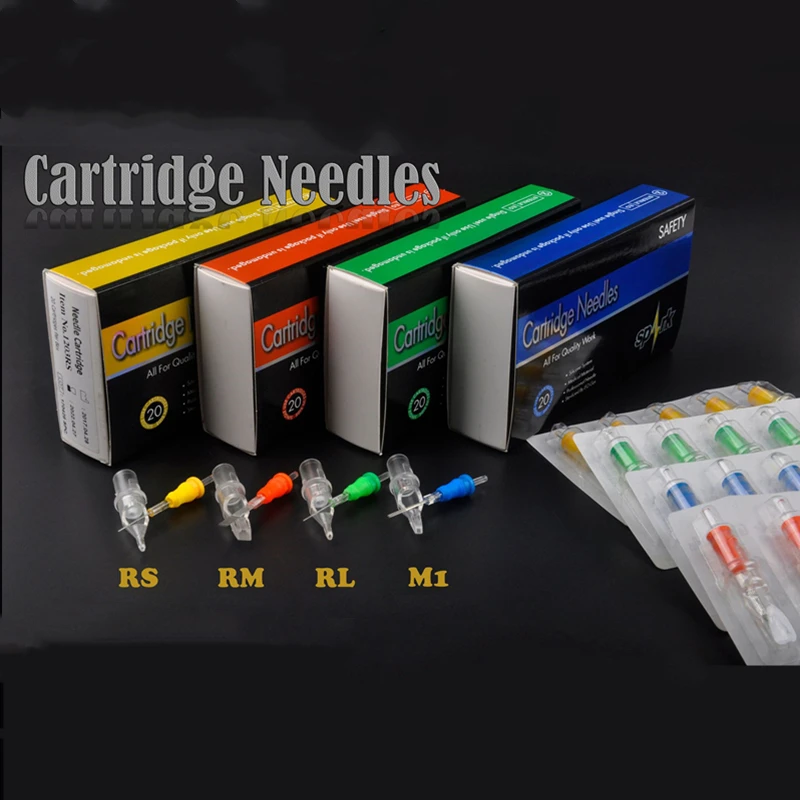 

Spark Tattoo Needle Cartridges M1 Weaved Magnum For Permanent Makeup Sterilize Cartridge Machine Tattoo Supply 1207M1 20pcs/lot