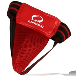 Gorąca sprzedaż dorosłych mężczyzna czerwony MMA krocza protector TKD Karate osłona na krocze dziecko mężczyźni pachwina Protector kick boxing protection jockstrap