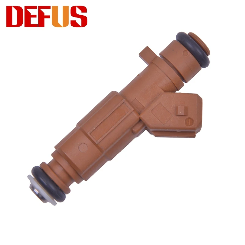 DEFUS 1X 0280156282 Fuel Injector Bico For Chevrolet Chery Tiggo A5 Nozzle Injection Fuel 0 280 156 282 New High Impedance 4Hole