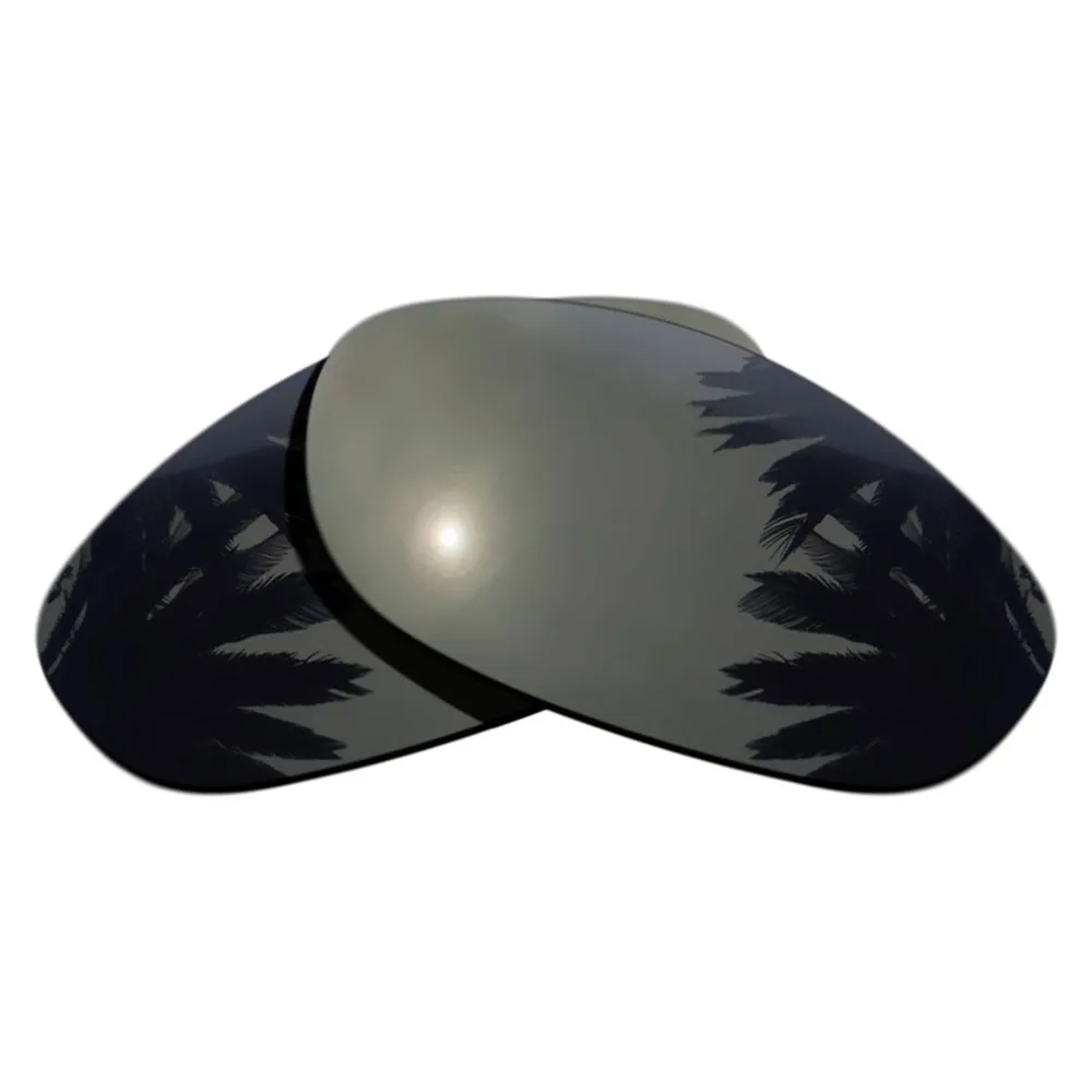 (Black+Green Mirrored Coating) 2-Pairs Polarized Replacement Lenses for-Oakley Monster Dog 100% UVA & UVB Protection