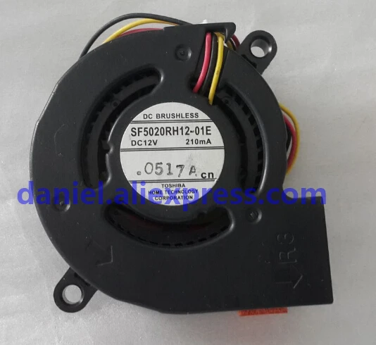 

Original SF5020RH12-01E 12V 210MA 5cm Camera/Projector Cooling Fan