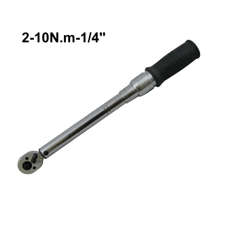 

Freeship high precision preset torque wrench 2-10NM 1/4inche ratchet head adjustable torque spanner