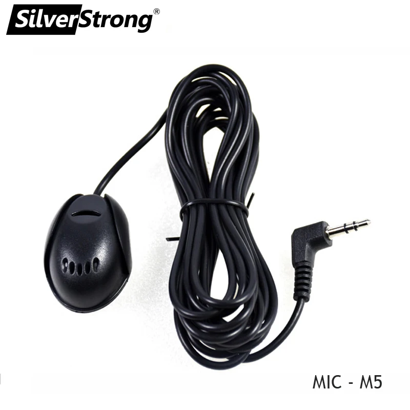 SilverStrong 1pc 50 Hz-20 kHz Professional 3.5mm Mic External Microphone for Car DVD Player Mic GPS for Bluetooth Handsfree Call