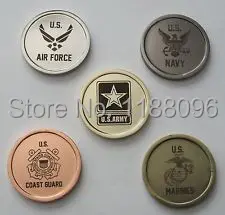 Military Commemorative Coin cheap NAVY AIR FORCE MARINES coins cheap Custom Engraved eagle coins