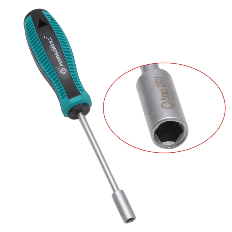 Socket Wrench Screw Driver Metal Hex Nut Key Hand Tool Screwdriver 3mm-14mm