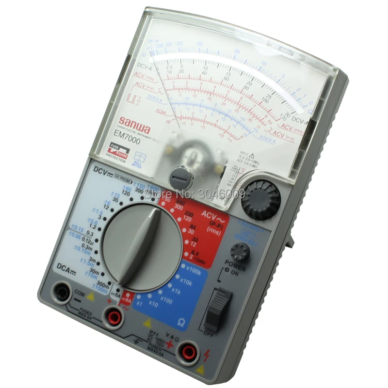 Japan sanwa EM7000 Analog Multitesters/FET Tester High sensitivity for measurement of lower capacitance