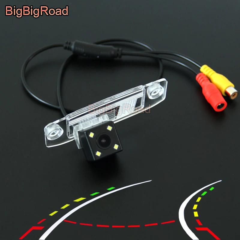 

BigBigRoad Car Intelligent Dynamic Tracks Rear View Camera For Hyundai Elantra Terracan Tucson sonata Accent Sorento Waterproof