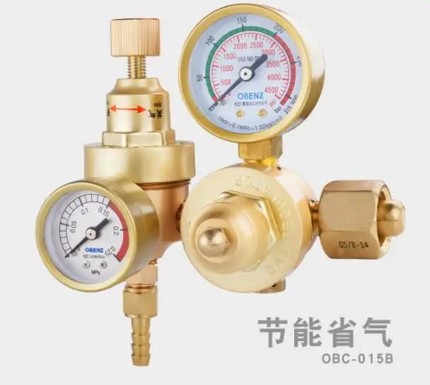 Provincial gas pressure reducing valve (pressure / pressure gauge / argon meter OBC-015B)