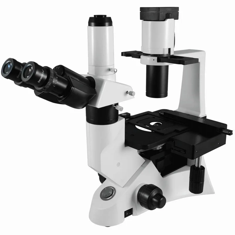 

SW-XD100S Inverted Biological Microscope, Trinocular Microscope Cell observation, microbial microscope