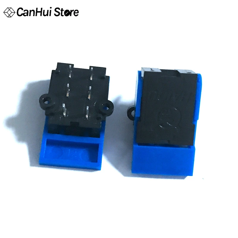 10 Pçs/lote 6pin interruptor de gancho de telefone intercomunicador campainha plug retentor interruptor reed interruptor de eletrodomésticos acessórios Preto