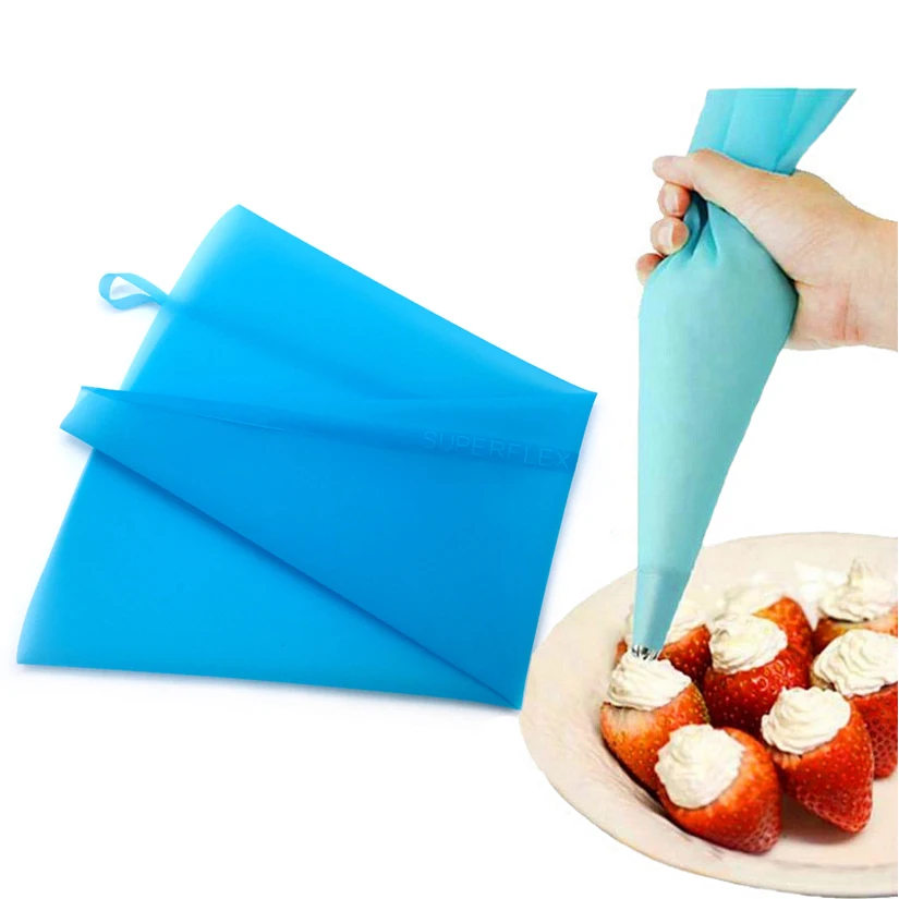 30/34/40/46/50/55/60 cm Silicone Cream Pastry Icing Bag Baking Cooking Fondant Cake Decorating Tools Piping Bag