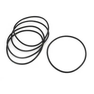 

5pcs 115mm Outside Dia 4mm Thickness Industrial Rubber O Rings Seals