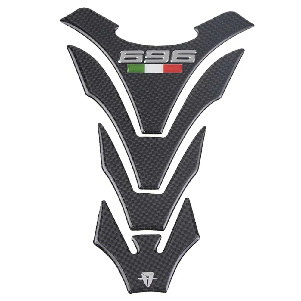 KODASKIN Motorcycle 3D Real Carbon Traction Tank Pad Sticker Decal for  Monster 696