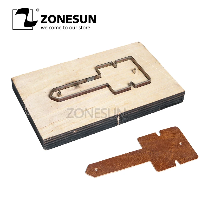 

ZONESUN Customized leather shape laser punch die,photo paper,PVC/EVA sheet cutter mold,DIY leather laser knife die