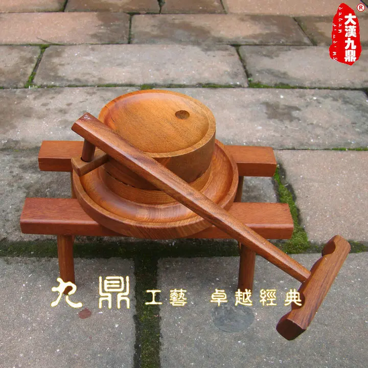 Redwood crafts ornaments mill turned the corner desk ornaments Cai Shui Han jiuding transport