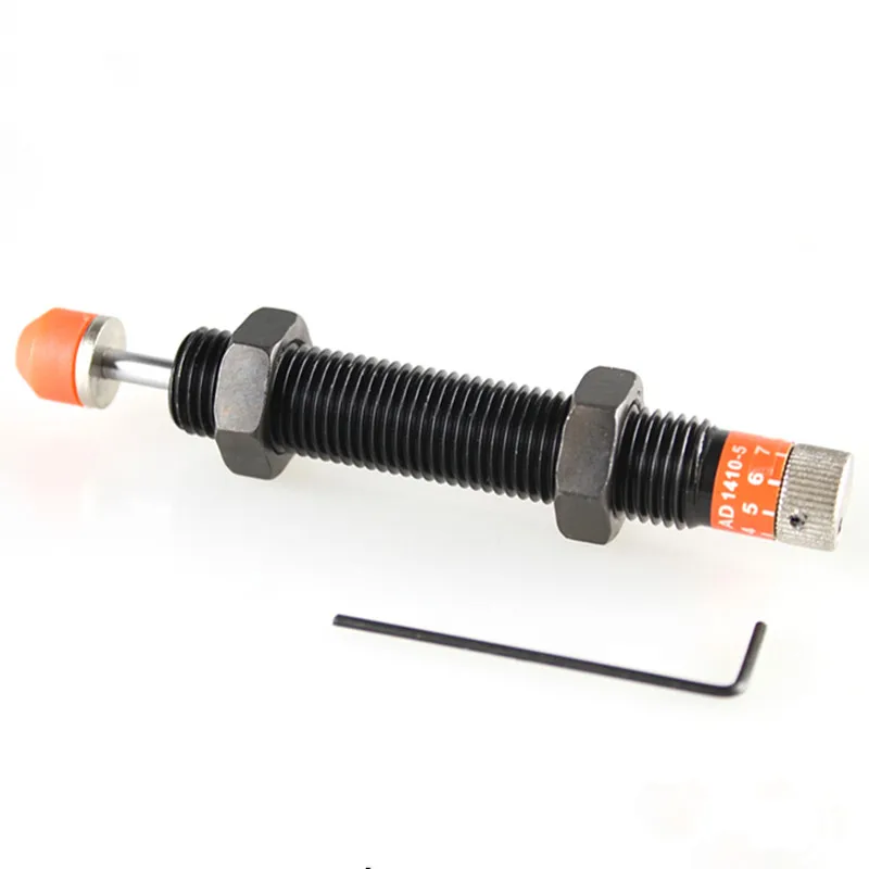 1PCS Pneumatic Oil Pressure Shock Absorber Orange Plastic Cap Spring Can Reset