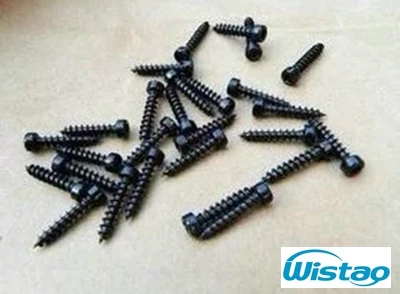 Internal Hex self-tapping M4 x 25mm Dedicated for Fixing Speaker Black 32pcs / lot Free Shipping