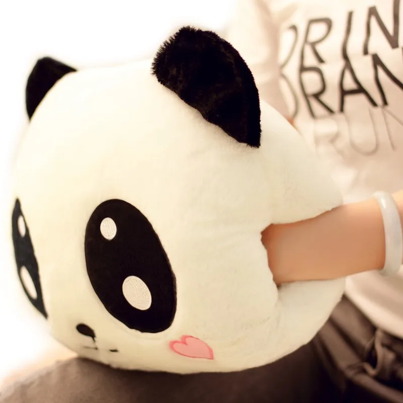 Cute Cartoon panda plush hand warmer handbags pillow toys Baby Soft Pillow birthday gifts Christmas Girls Valentine's Day gifts