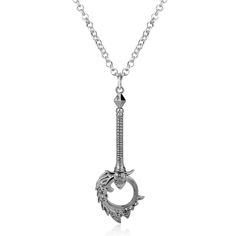 dongsheng Fashion League Legends LOL The Tidecaller Nami Weapon Alloy Metal Pendant Necklaces Nami Choker Necklaces for Fans-03