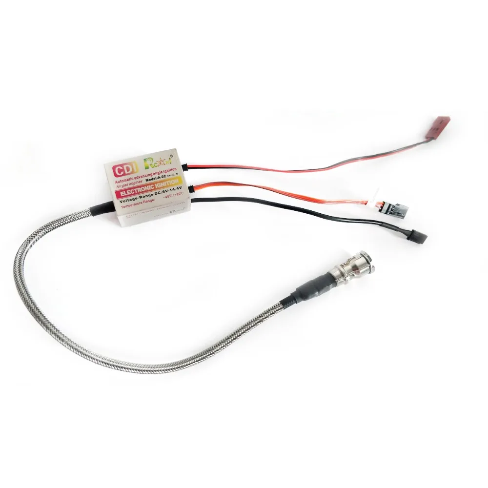 Rcexl Automatic Advancing Angle Single Ignition For Gas Engine NGK CM6 10MM Straight 6V~14.4V High Voltage