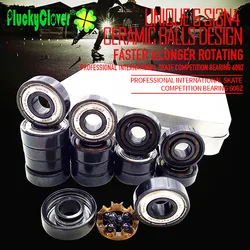 PluckyClover Ceramic Skate Competition Bearing 608z Abec11 Inline Roller Skates Speed Skate Scooter Skateboard 608 Bearing skate