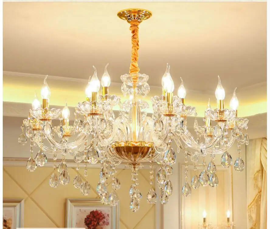 Modern Crystal Chandelier Living Room lustre sala de jantar cristal European Chandeliers Lighting Home Decoration