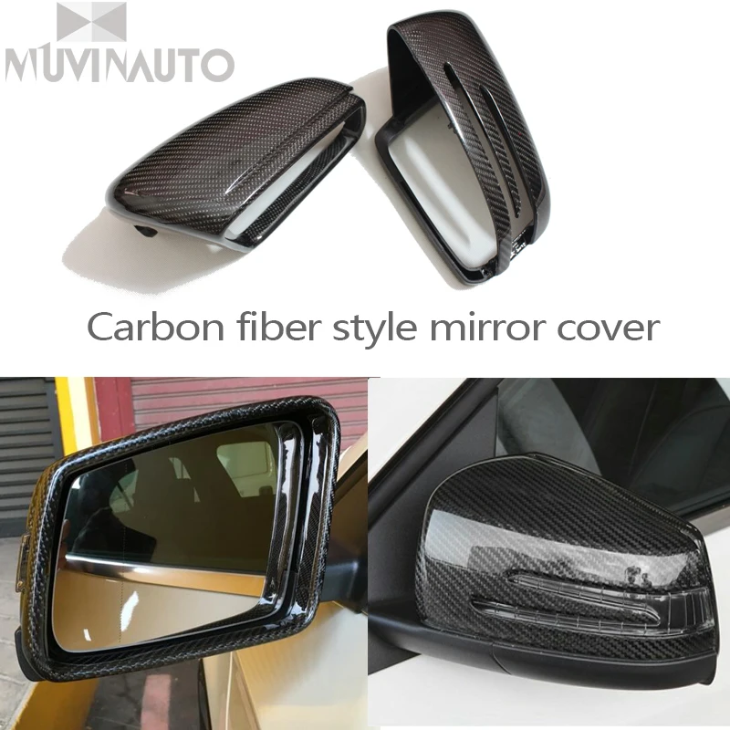 

For Mercedes Carbon Mirror W204 W207 W212 W176 W117 W218 W221 Carbon caps Mercedes A C CLS E CLA Class Carbon Fiber Mirror Cover