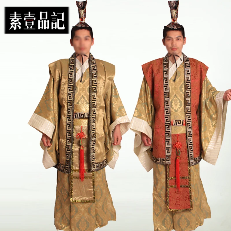 Men Time-limited Direct Selling Dance Costumes Hmong Clothes Ancient Chinese Costume Men's Suit Hanfu Traditional Emperor