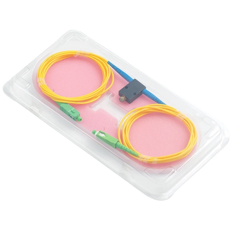 ファイバ減衰器 調整可能 SC APC 0-60dB インライン メカニカル可変 オンラインタイプ 光ファイバ FTTH UPC シングルモード シンプレックス ELINK