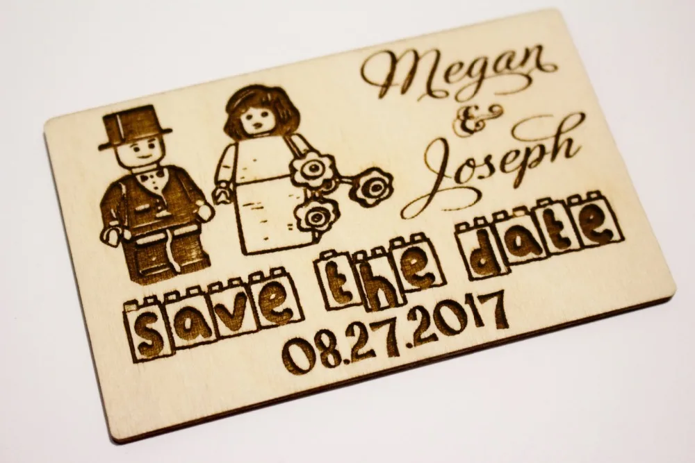 

Wedding Save the Date Magnets, Rustic favor magnets ,Custom Wooden wedding gifts for guests, Lovely Bride and Groom magnet decor