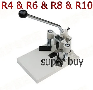 Manual Corner Rounder Cutter Machine Heavy Duty For Photo Books PVC Cards With R4 R6 R8 R10 4pc Dies