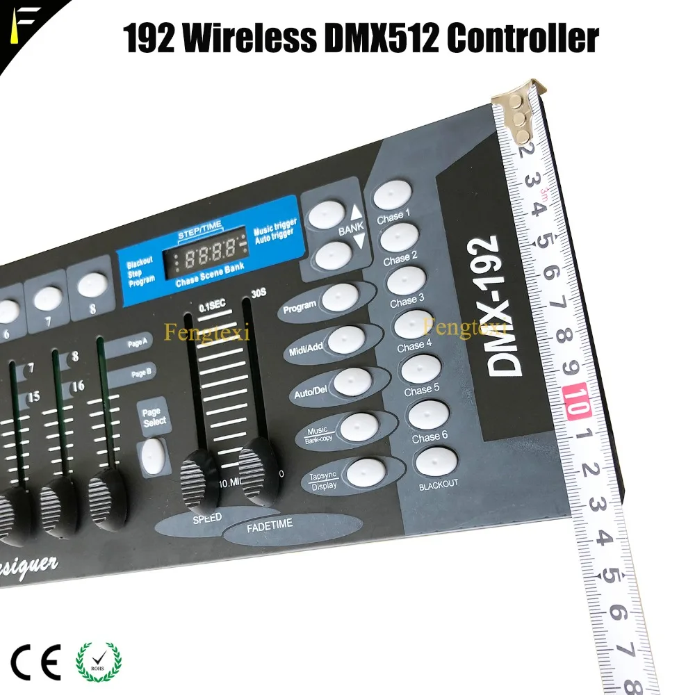 DMX512-1990 Standard Intelligent DJ Lights 192 Console Wireless Mode Controller Mini Small Party Night Club Light Console