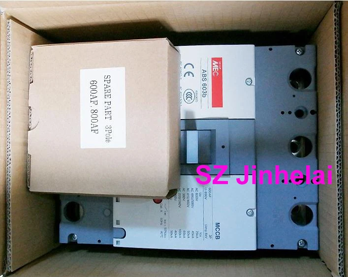 ABS603b Authentic original  ABS 603b  LS Molded case circuit breaker ABS-603B Air switch  3P  500A/600A