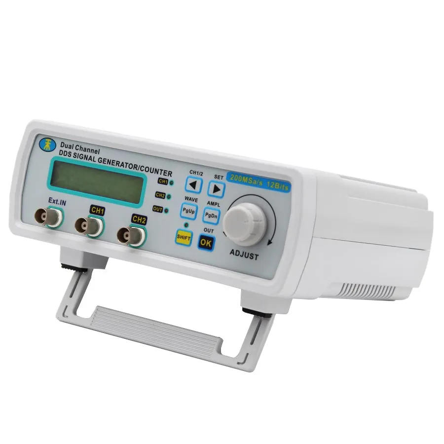 JUNTEK MHS5200A25MHz DDS Function Signal Generator Digital Control Dual-channel Frequency counter/meter Arbitrary waveform pulse