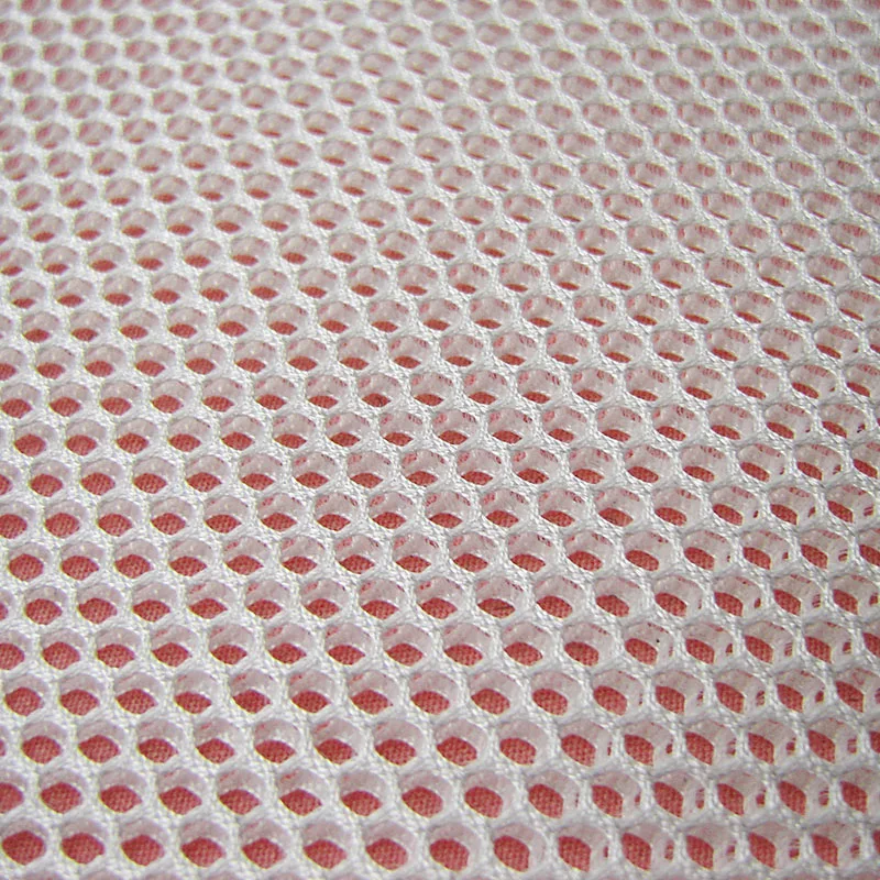 French White Mesh Fabric, Air Layer Fabric, Sports Shoes, Bag Apparel, Sewing Cloth, Fashion, Black, High Quality, Newest