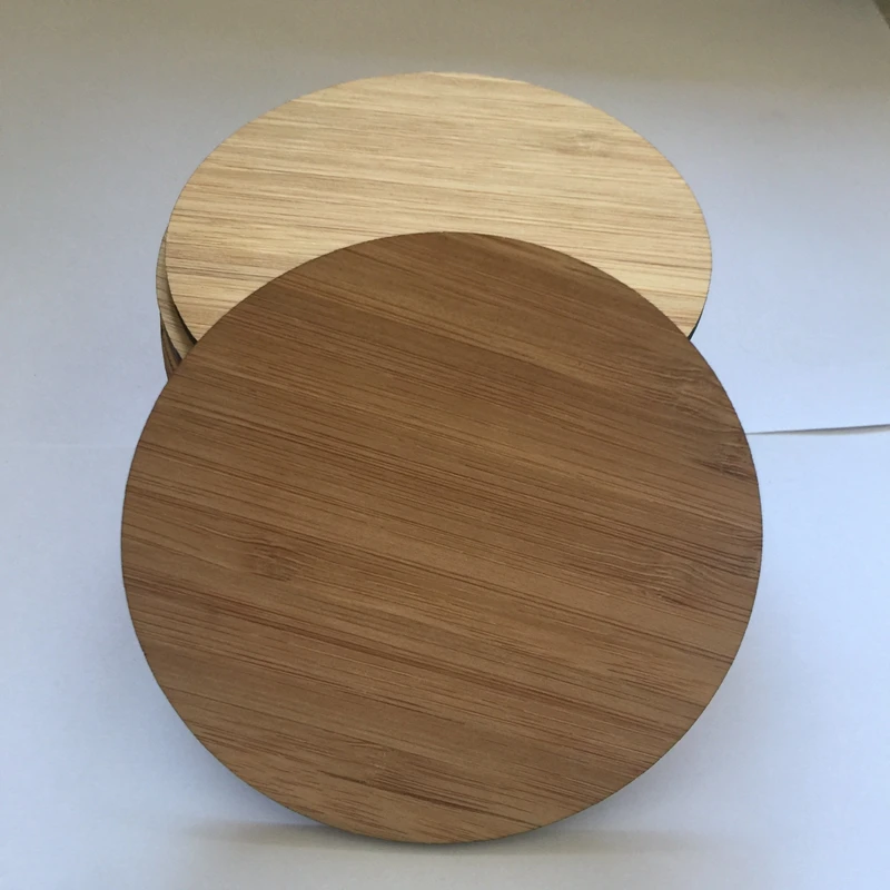 

10 pcs round wooden bamboo drink coasters unfinished wood circle cup coasters home kitchen office table decoration